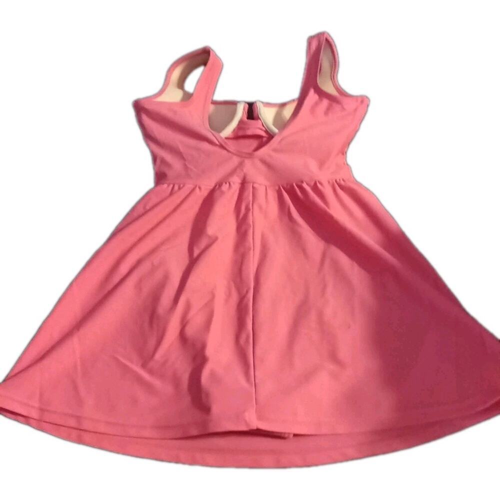 Shore Shapes Swimwear 1 Pc. Swimsuit Coral Pink Sz. 8 - Picture 3 of 7